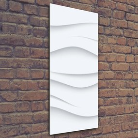 Tablou pe sticlă acrilică Valuri abstracte