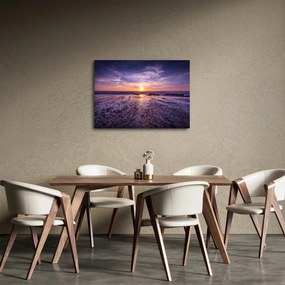 Tabloul cu plaja - apus de soare (70x50 cm)