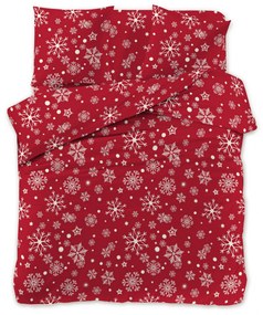 Lenjerie de pat din microfibra SNOWFALL red Dimensiune lenjerie de pat: 2 buc 70 x 90 cm | 200 x 220 cm