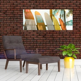 Tablou - Plăci de surf (120x50 cm)