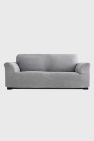 Husă pentru canapea cu două locuri Milos gri deschis gri 130-180 cm