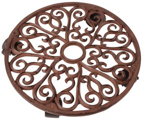 Bază mobilă pentru ghiveci din metal ø 34,5 cm Ornament – Esschert Design