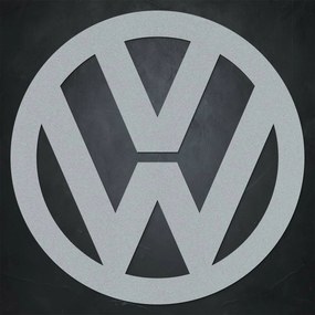 DUBLEZ | Tablou din lemn - Sigla Volkswagen