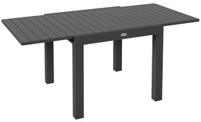 Masă extensibilă pentru terasă Outsunny, cu 4-6 locuri, 81-162 cm | Aosom Romania
