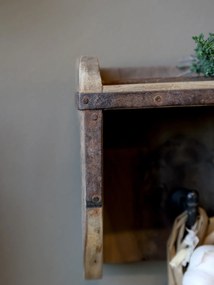 Cuier din lemn reciclat, H15 cm, Grimaud