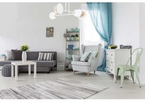 Lustră pe tijă MINERVA 2xE27/15W + 2xE14/10W/230V alb