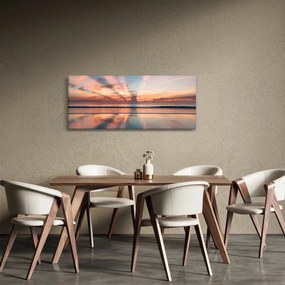 Tablou cu razele solare deasupra plajei Dayton (120x50 cm)