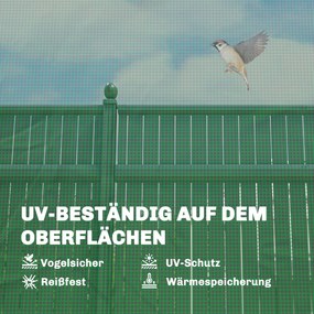 Outsunny Pop Up Seră aprox. 200x300x270 cm pliabilă din folie cu acoperiș în șarpantă, uși și ferestre cu fermoar | Aosom Romania