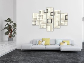 Tablou geometric abstract (150x105 cm)