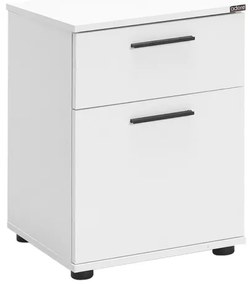 Noptieră 57x40 cm alb