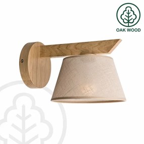 Aplică Brilagi ANTHONY 1xE14/40W/230V stejar/bej