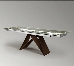 Masa dining extensibila design ultra-modern Mika Maro 160-220cm