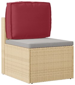 vidaXL Pernă pentru spătar din paleți Roșu Vin 50 x 40 x 12 cm