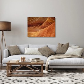 Tablou pe sticlă - Nisip roșu (70x50 cm)