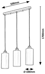Lustra suspendata design modern Panthea 4480 RX