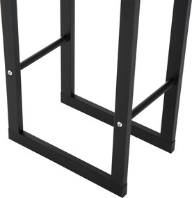 HOMCOM raft stocare lemne, vertical, de interior, 40x25x150cm | Aosom Romania