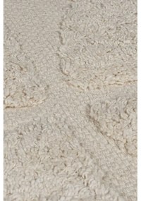 Covor crem țesut manual din bumbac 80x150 cm Ada Arch Geo – Flair Rugs