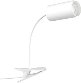 Immax NEO 08294L - Lampă flexibilă cu clemă PUNTO 1xGU10/9W/230V albă