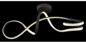 Lustră LED aplicată Globo 67341DS SWIRL LED/30W/230V negru