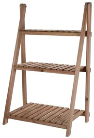 Raft flori Wood minimalista, 68x38x96 cm