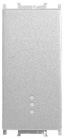 Intrerupator cu LED 1 modul Thea Modular Panasonic, Argintiu