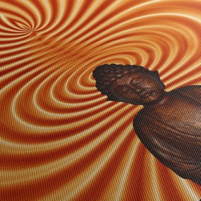 Tablou cu statuie mică (120x50 cm)