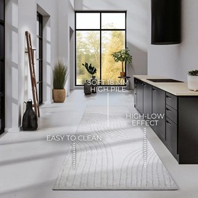 Covor tip traversă crem 80x240 cm Pigment Cream White – Elle Decoration