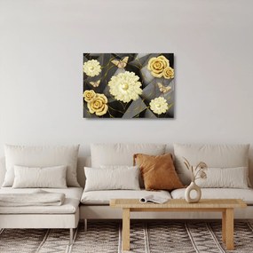 Tablou pe sticlă - Decor II. (70x50 cm)