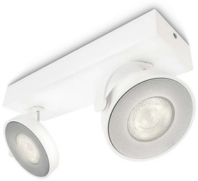 Spot LED MYLIVING CLOCKWORK 2xLED/4,5W/230V Philips 53172/31/16