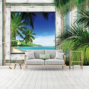 Fototapet - Plajă, mare, nisip (152,5x104 cm)