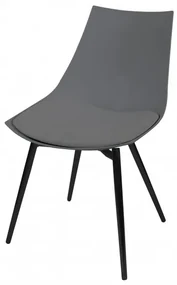 Set 4 scaune Dakota gri/negru