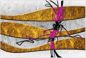 Tablou cu abstracție (90x60 cm)
