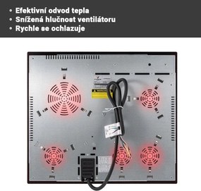 JAGO Plită ceramică din sticlă, 6800 W