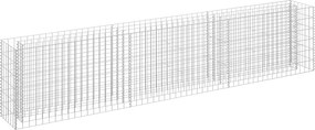 vidaXL Strat înălțat gabion, 270 x 30 x 60 cm, oțel galvanizat