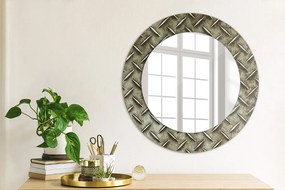 Decoratiuni perete cu oglinda Textura de oțel