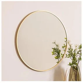 Oglindă de perete Atmosphera ALICE d. 70 cm auriu