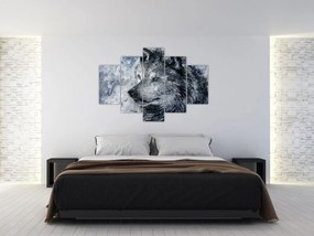 Tablou - Lupul din desene animate (150x105 cm)