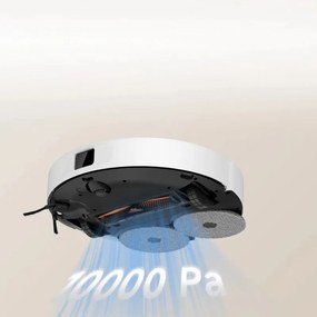 Aspirator robot Xiaomi Robot Vacuum H50 EU, 55 W, 10 000 Pa, 120 min, 280 ml, Spălare mopuri, Navigație laser LDS, Stație de încărcare automată, Alb