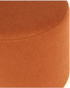 Puf teracotă cu tapițerie din lână Folk – noo.ma