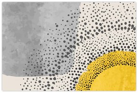 Tablou - pictură abstractă de plajă N⁰3 (90x60 cm)