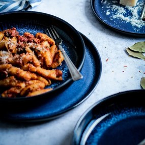 Mäser Set de farfurii adânci și plate, 12 bucățiNIARA – albastru