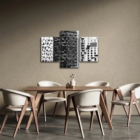 Tablou cu arhitectura alb neagră (90x60 cm)