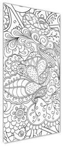 Tablou acrilic Zentangle fundal