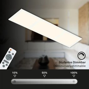 Plafonieră RGBW dimabilă Briloner 7388-016 LED/24W/230V + telecomandă