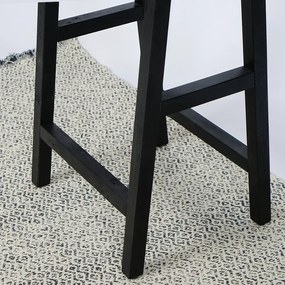 Scaun bar, taburet,William,din lemn,culoare negru,70 cm