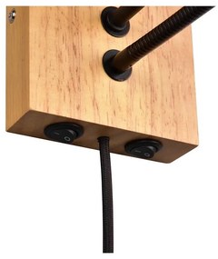 Aplică de perete bej-în culoare naturală ø 18 cm Nilam – Trio