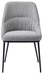 Scaune de dining gri 2 buc. Meridian – Unique Furniture