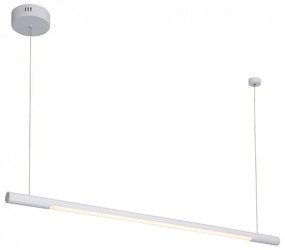 Lustra LED liniara, suspendata Organic 100cm, alb P0357 MX