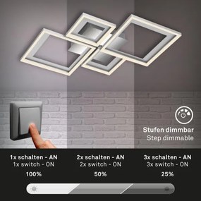 Plafonieră LED dimabilă FRAME LED/38W/230V Briloner 3727-019