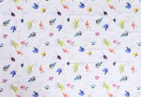 Lenjerie de pat din bumbac VARA COLORATA alb Dimensiune lenjerie de pat: 70 x 90 cm | 140 x 200 cm